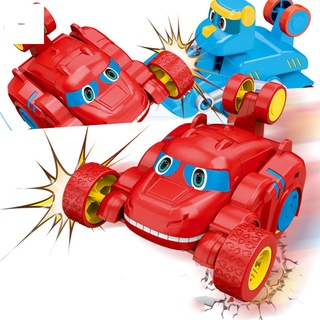Transformer Car Toy GOGO DINO Cartoon Figure Robot Inertial Sliding Transforming Vehicle Toy Battle Game Toy for Kids (1)