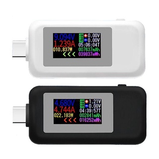 Com* KWS-1902C tipo C pantalla a Color probador USB Monitor de voltaje medidor de potencia