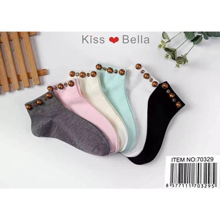 calcetines_kissbella Calcetines de mujer puro algodón moda elegante, cómodos, color sólido estudiante