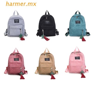 har1 mujer mochila casual colegio escuela bookbag viaje borla daypack para adolescente