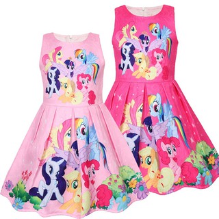 My Little Pony princesa vestido de niña ropa niña vestidos de niños vestidos