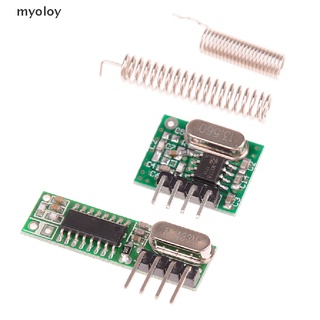 myoloy rf módulo 433mhz superheterodyne receptor y kit transmisor para arduino mx