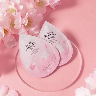1pcs Cherry Blossom Limpiador Facial Crema Individual Pack Tamaño De Viaje