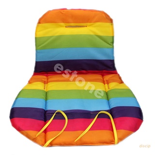 discip Baby Stroller Cushion Pad Pram Padding Liner/Car Seat Pad Rainbow Waterproof