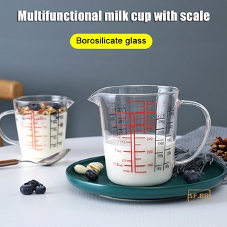 taza medidora de vidrio/vaso de vidrio resistente al calor medida jug