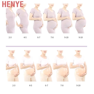 Henye falso embarazo vientre silicona Artificial embarazada barriga fotografía accesorios con correas (5)