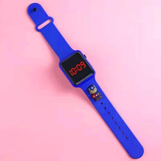 Reloj Digital para niños LED electrónico a prueba de agua deportivo unisex de silicona a la Moda (3)