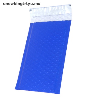 nuevo 10pcs pequeño poly bubble mailer azul auto sellado sobres acolchados bolsas de correo [unewkingtrtyu]