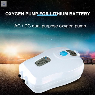 Oxygen Pump Aeration Pump Rechargeable Oxygen Pump Aquarium Oxygen Pump for Fishing