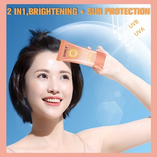Nfs🍒 Facial cuerpo protector solar blanqueamiento crema solar protector de la piel crema protectora Anti-envejecimiento control de aceite hidratante SPF 50 R1213 (3)