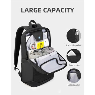 Mark Ryden anti-theft backpack with USB port waterproof travel laptop backpack (4)