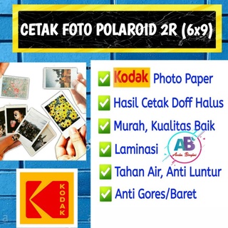 Polaroid Photo Print 2R, Polaroid Instax Mini acabado Doff Photo Print + laminación
