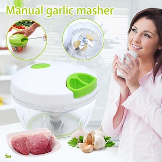 Manual Food Chopper Mini Durable Hand Held Easy Pull Food Chopper Kitchen Tools For Vegetable Nuts Garlic
