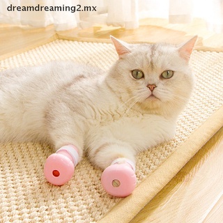 [dreamdreaming2 . mx] 4 Pzs Protector De Silicón Suave Para Mascotas/Gato/Para Baño/Funda Pata De