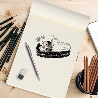 HATTIE papel de pintura de alta calidad profesional cuaderno de bocetos de papel de dibujo Poratble cuaderno para dibujo diario venta caliente papel acuarela (5)