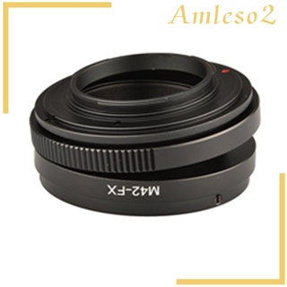 [AMLESO2] M42-fx adaptador de lente inclinable adaptador de cámara suministros para Fuji XT X-PRO XE Series