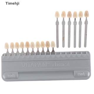 Timehji 1Set Porcelana Dentista Material Dental Equipo De Dientes Whiting VITA Pan Classial MX
