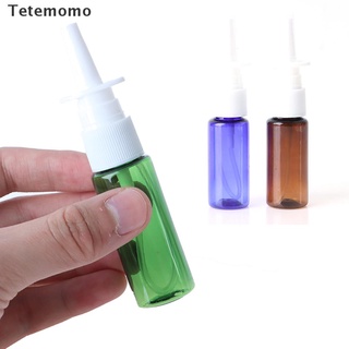 tetemomo 20ml vacío plástico bomba nasal spray botellas pulverizador niebla nariz recargable mx