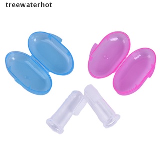 [treewaterhot] cepillo de dientes de silicona suave cepillo de dientes para mascotas/perro/gato/cepillo de dientes con caja mx (1)