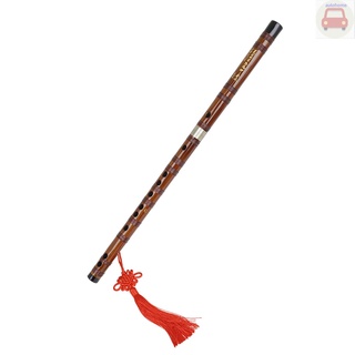 Ão) llave De G Flauta Bitter bamboo Tradicional china Instrumento hecho a mano Woodwind con bolsa De almacenamiento nudo chino Para niños Adultos principiantes