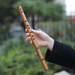 [homyl] flauta de madera tradicional gran sonido woodwind instrumento musical regalo llave c