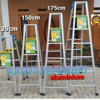 Escalera plegable de aluminio Caltek azul - tamaño 1 M/1,5 M/1,5 M/1,5 M/2 M (2)