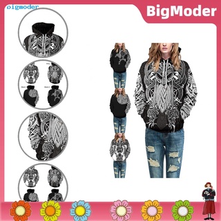 <COD> Streetwear Unisex Hoodie 3D Print Pockets Hooded Sweatshirt Comfy for Office