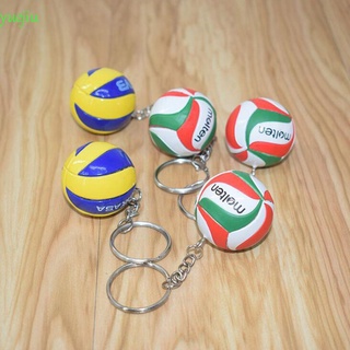 YUEJIU Para Jugadores Colgante De Voleibol De Cumpleaños Coche Llavero Bolsa Cuero