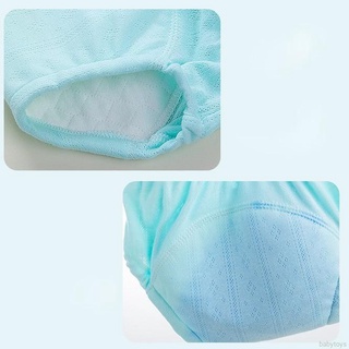 Pañales de tela recién nacidos bebé hueco pantalones de aprendizaje cuatro o seis capas de gasa bebé pantalones de entrenamiento (6)