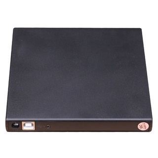 Portátil Plug & Play unidad externa USB 2.0 quemador lector de DVD ROM CD escritor (4)