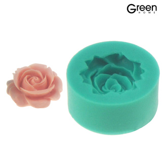 Greenhome - molde de silicona para tartas de rosas, Chocolate, Sugarcraft, caramelo, gelatina DIY