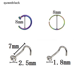 quweblack 18g 20g cuerpo piercing kit de herramientas profesional oreja nariz piercing agujas conjunto de herramientas mx