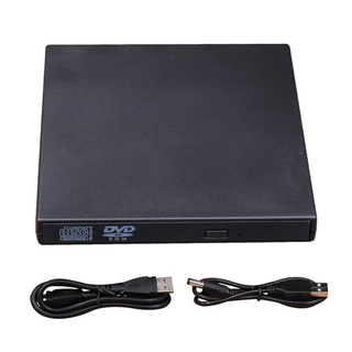 Portátil Plug & Play unidad externa USB 2.0 quemador lector de DVD ROM CD escritor