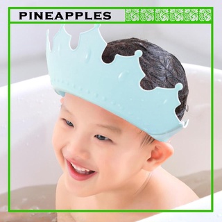 Resizable Baby Shower Hat Baby Shampoo Hat Wash Hair Shield Hat for 0-4 Years Old Toddler Baby