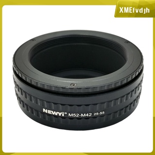 [xmefvdjh] adaptador de anillo helicoide de enfoque, aleación de aluminio, adaptador de lente de anillo, para lente de montaje m52 a m42, anillo adaptador de lente
