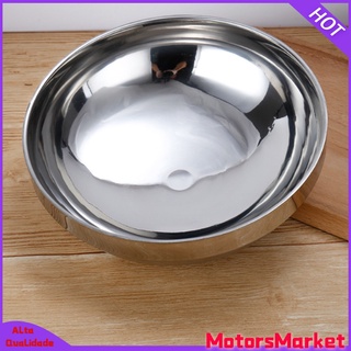 [motorsmarketsfc] Stainless Steel Bowl For Noodle Udon Ramen Rice Double Insulated Dish 19cm (1)