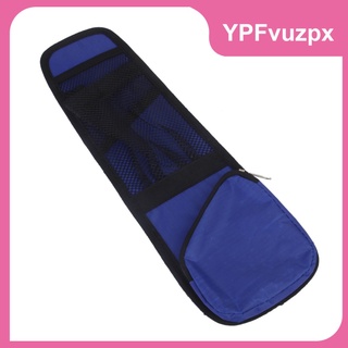 bolsa de almacenamiento lateral universal para asiento de coche, organizador de bolsillo, color azul