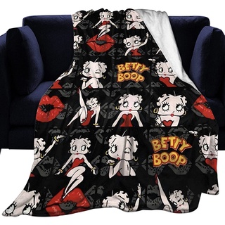 DICLOUD Betty Boop Ultra-Soft Micro Fleece Blanket Throw Fuzzy Lightweight Decorative Bedspread Throw All Season for , Sofa, Bed