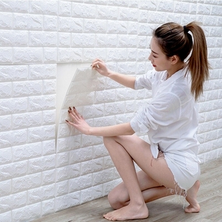 3d pegatinas de pared de la habitación de los niños de espuma pegatinas de pared decoración de pared humedad papel pintado decoración de techo