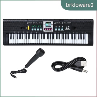 [brklowaremx] 61 teclas de música digital teclado electrónico teclado teclado eléctrico piano para el hogar etapa (1)