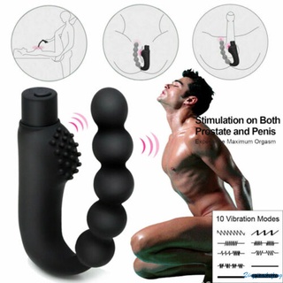 Macho Anal masajeador de próstata Butt Plug hombres Gay punto G vibrador juguetes sexuales lubricante