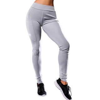 Petersburg ❤Women Yoga Leggings Running High Waist Sport Elastic Pockets Slim Pants