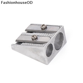 fashionhouseod - sacapuntas de metal confiable, 2 unidades, sacapuntas de dibujo de doble agujero, venta caliente