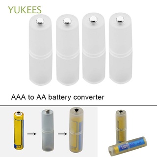 YUKEES Durable Caja de bateria Batería Convertidor de batería de celda Cajas de|de baterías Pila AAA Bricolaje de AAA a AA Caso Alta calidad El plastico Caja del adaptador de batería