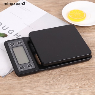 mingxuan2 0,1 g - 5 kg de café digital lcd electrónica cocina alimentos balanzas de pesaje con temporizador mx