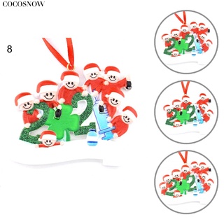 cocosnow ligero adornos de navidad diy árbol de navidad colgante decoración fina mano de obra para el hogar
