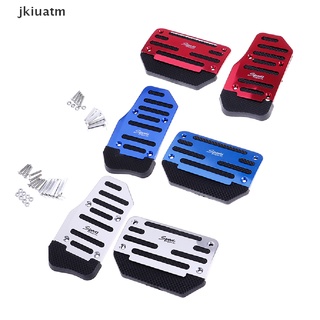 jkiuatm 2 piezas antideslizantes para coche, acelerador automático, pedal de freno, pedal de pedal de pedal mx