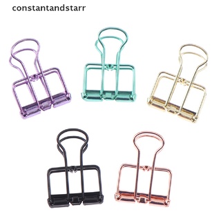 [constantandstarr] colorido hueco diseño carpeta clip para oficina escuela papel organizador condh