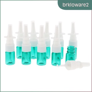 [brklowaremx] 10PCS vacío Nasal Spray dispensador contenedor para el hogar y viaje 5 ml