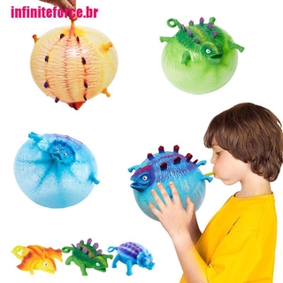 1 pza juguete De dinosaurio inflable antiestrés pelota suave